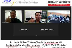 Training ISO 17043 (Uji Profisiensi Laboratorium)