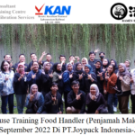 In House Training Food Handler (Penjamah Makanan) ( 05-08 September 2022 Di PT.Joypack Food Indonesia-Jakarta )