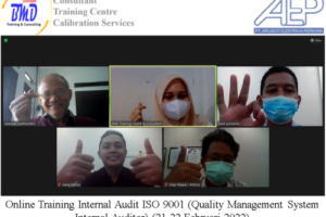 Online Training Internal Audit ISO 9001 (Quality Management System Internal Auditor) (21-22 Februari 2022)