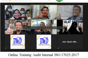 Online Training Audit Internal ISO 17025:2017 (Preparation Accreditation ISO/IEC 17025:2017 KAN) (09-10 September 2021)