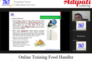 Online Training Food Handler (Penjamah Makanan) ( 30-31 Mei 2022 )