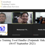 Online Training Food Handler (Penjamah Makanan) (06-07 September 2021)