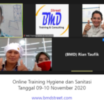 Online Training Hygiene dan Sanitasi (09-10 November 2020)