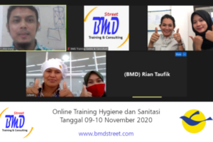 Online Training Hygiene dan Sanitasi (09-10 November 2020)