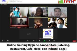Online Training Hygiene dan Sanitasi (Catering, Restaurant, Cafe, Hotel dan Industri Boga) (15-16 April 2021)