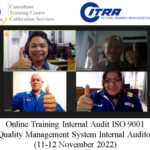 Online Training Internal Audit ISO 9001 (Quality Management System Internal Auditor) (11-12 November 2021)