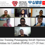 Online Training Penanggung Jawab Operasional Pengolahan Air Limbah (POPAL) ( 27-29 Juni 2022 )
