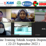 Online Training Teknik Aseptik Dispensing ( 22-23 September 2022 )