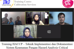 Training HACCP – Teknik Implementasi dan Dokumentasi Sistem Keamanan Pangan Hazard Analysis Critical Control Points ( 13-14 Juni 2022 Di Surabaya )