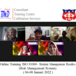 Online Training ISO 31000 – Sistem Manajemen Resiko (Risk Management System) ( 06-08 Januari 2022 )