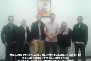 Training Limbah B3 – Pengolahan dan Penanganan Limbah B3 Bahan Berbahaya dan Beracun (22-23 November 2018 Jakarta)