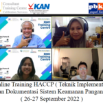 Online Training HACCP – Teknik Implementasi dan Dokumentasi Sistem Keamanan Pangan Hazard Analysis Critical Control Points ( 26-27 September 2022 )
