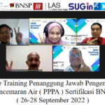 Online Training Penanggung Jawab Pengendalian Pencemaran Air ( PPPA ) Sertifikasi BNSP ( 26-28 September 2022 )
