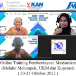 Online Training Pemberdayaan Masyarakat (Melalui Melompok, UKM dan Koperasi) ( 20-21 Oktober 2022 )