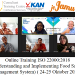 Online Training ISO 22000:2018 (Understanding and Implementing Food Safety Management System) ( 24-25 Oktober 2022 )