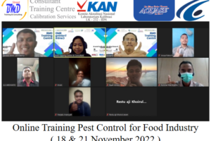 Online Training Pest Control for Food Industry ( 18 & 21 November 2022 )