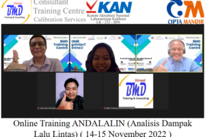 Online Training ANDALALIN (Analisis Dampak Lalu Lintas) ( 14-15 November 2022 )