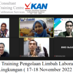 Online Training Pengolaan Limbah Laboratorium Lingkungan ( 17-18 November 2022 )