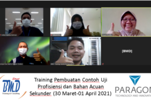 Training Pembuatan Contoh Uji Profisiensi dan Bahan Acuan Sekunder