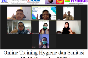 Online Training Hygiene dan Sanitasi (Catering, Restaurant, Cafe, Hotel dan Industri Boga) ( 12-13 Desember 2022 )