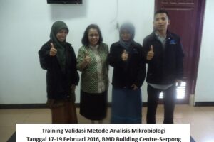 Training Validasi Metode Analisis Mikrobiologi