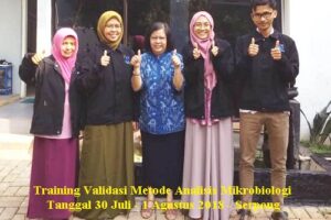 Training Teknik Analisis Mikrobiologi Air dan Keamanannya