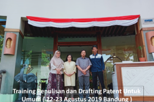 Training Penulisan dan Drafting Patent Untuk Umum