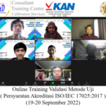 Training Validasi Metode Uji (Persyaratan Akreditasi ISO/IEC 17025:2017)
