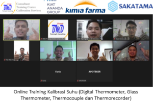 Training Kalibrasi Suhu (Digital Thermometer, Glass Thermometer, Thermocouple dan Thermorecorder)