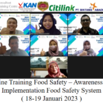 Online Training Food Safety – Awareness and Implementation Food Safety System ( 18-19 Januari 2023 )