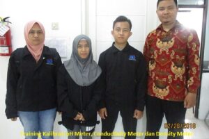Training Kalibrasi pH Meter, Conductivity Meter dan Density Meter