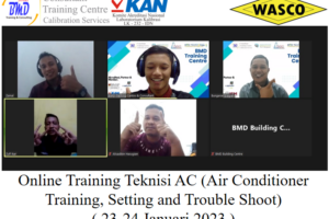 Online Training Teknisi AC (Air Conditioner Training, Setting and Trouble Shoot) ( 23-24 Januari 2023 )
