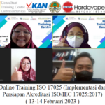 Online Training ISO 17025 (Implementasi dan Persiapan Akreditasi ISO/IEC 17025:2017) ( 13-14 Februari 2023 )