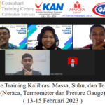 Online Training Kalibrasi Massa, Suhu, dan Tekanan (Neraca, Termometer dan Presure Gauge) ( 13-15 Februari 2023 )