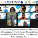Online Training Pengolahan Limbah B3 Sertifikasi BNSP ( Level: Penanggung Jawab ) Merger Training Pengolahan Limbah B3 Sertifikasi BNSP ( Level: Operator ) ( 01-03 Februari 2023 )