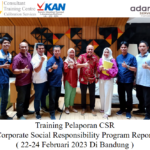 Training Pelaporan CSR – Corporate Social Responsibility Program Report ( 22-24 Februari 2023 Di Bandung )