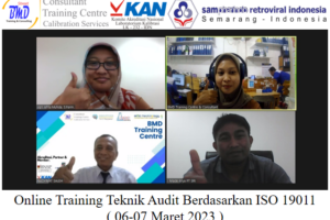 Online Training Teknik Audit Berdasarkan ISO 19011 ( 06-07 Maret 2023 )
