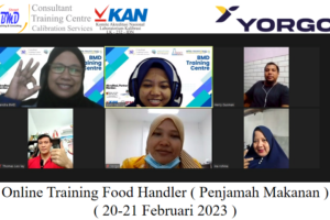 Online Training Food Handler ( Penjamah Makanan ) ( 20-21 Februari 2023 )