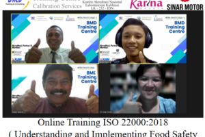 Online Training ISO 22000:2018 ( Understanding and Implementing Food Safety Management System ) ( 09-10 Februari 2023 )
