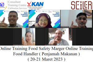 Online Training Food Safety Marger Online Training Food Handler ( Penjamah Makanan ) ( 20-21 Maret 2023 )