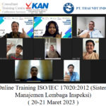 Online Training ISO/IEC 17020:2012 (Sistem Manajemen Lembaga Inspeksi) ( 20-21 Maret 2023 )