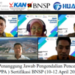 Online Training Penanggung Jawab Pengendalian Pencemaran Air ( PPPA ) Sertifikasi BNSP (10-12 April 2023 )