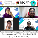Online Training Penanggung Jawab Pengendalian Pencemaran Air ( PPPA ) Sertifikasi BNSP ( 17, 18 & 20 Juli 2023 )