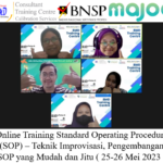 Online Training Standard Operating Procedure (SOP) – Teknik Improvisasi, Pengembangan SOP yang Mudah dan Jitu ( 25-26 Mei 2023 )