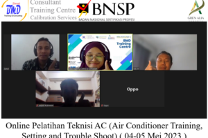 Online Training Teknisi AC (Air Conditioner Training, Setting and Trouble Shoot) ( 04-05 Mei 2023 )