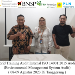 Hybrid Training Audit Internal ISO 14001:2015 Auditor (Environmental Management System Audit) ( 08-09 Agustus 2023 Di Tanggerang )