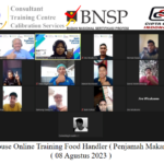 In House Online Training Food Handler ( Penjamah Makanan ) ( 08 Agustus 2023 )