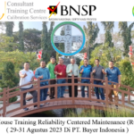 In House Training Reliability Centered Maintenance (RCM) ( 29-31 Agustus 2023 Di PT. Bayer Indonesia )