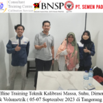 Offline Training Teknik Kalibrasi Massa, Suhu, Dimensi & Volumetrik ( 05-07 September 2023 di Tangerang )