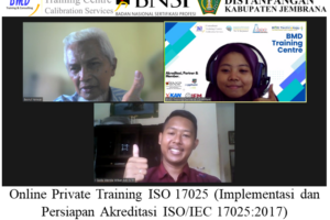 Online Private Training ISO 17025 (Implementasi dan Persiapan Akreditasi ISO/IEC 17025:2017) ( 03-04 Oktober 2023 )